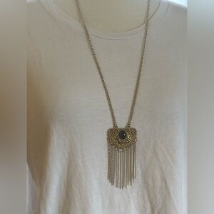 Egyptian Style Pendant on Gold Style Chain/ necklace.